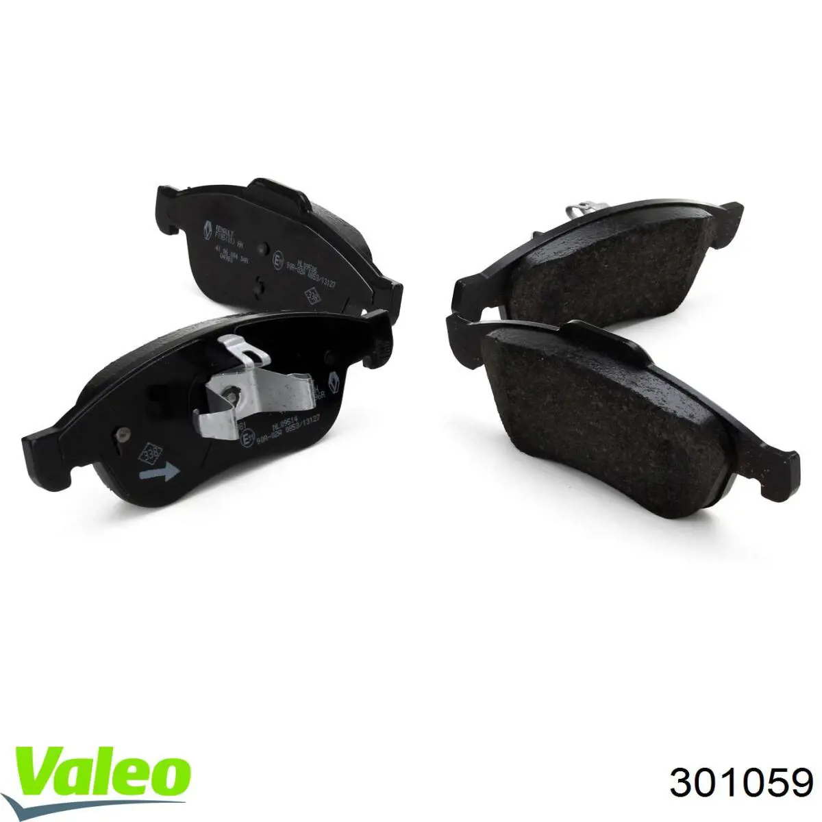 301059 VALEO Передні гальмівні колодки