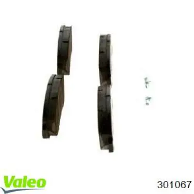 Передні тормозні колодки 301067 VALEO