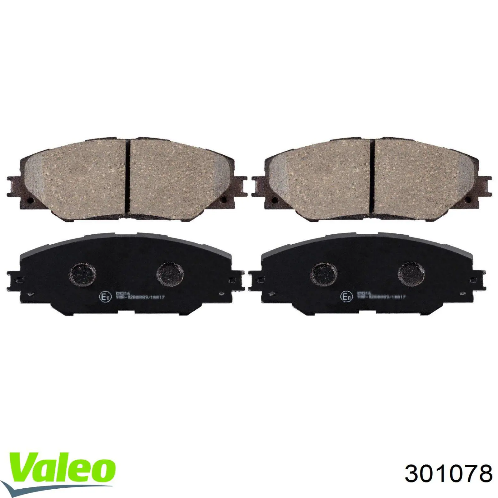 Купити 301078 VALEO Колодки гальмівні передні, дискові