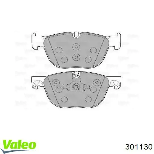 Гальмівні колодки VALEO 301130 ціна, від 42.36 USD