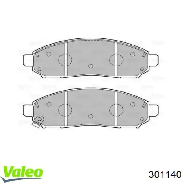 Гальмівні колодки VALEO 301140 ціна, від 25.44 USD