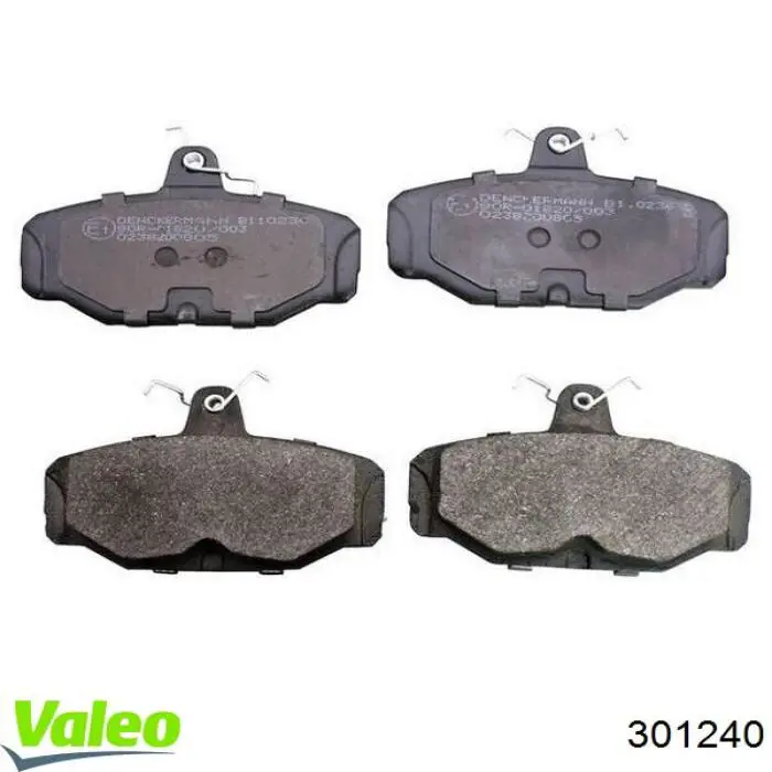 Задні гальмівні колодки VALEO 301240 ціна, від 13.37 USD