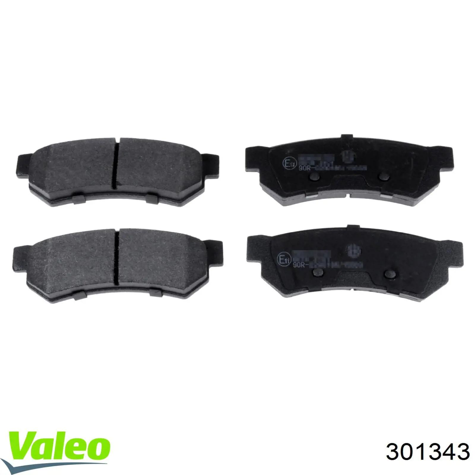 Купити 301343 VALEO Задні колодки