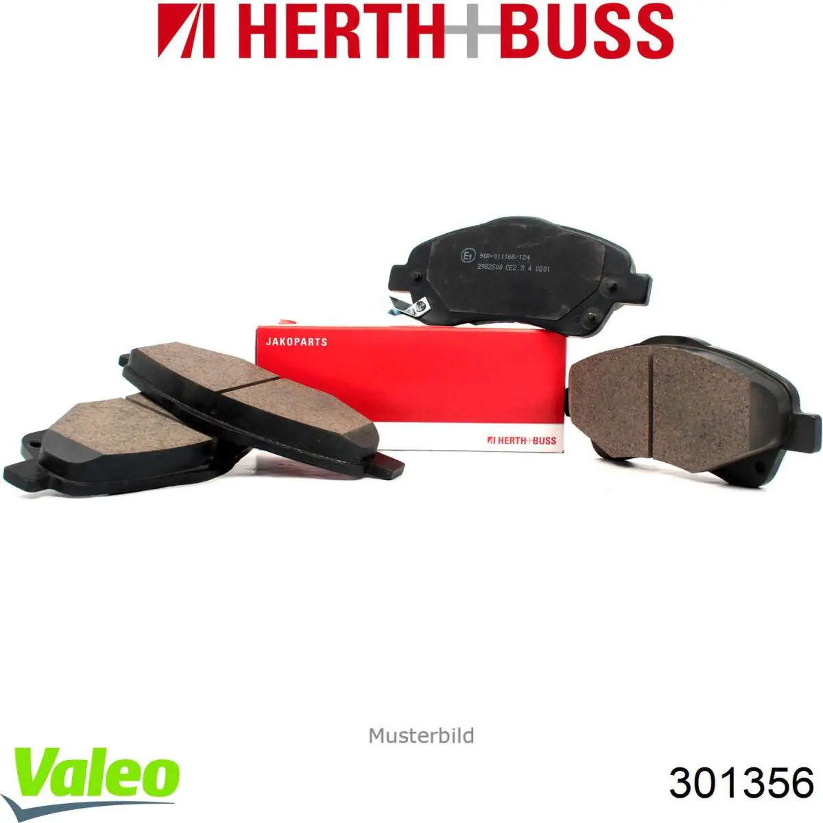 Гальмівні колодки VALEO 301356 ціна, від 12.56 USD