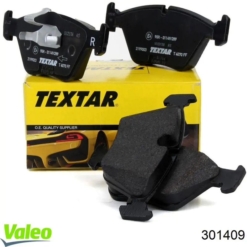 Гальмівні колодки VALEO 301409 ціна, від 25.39 USD