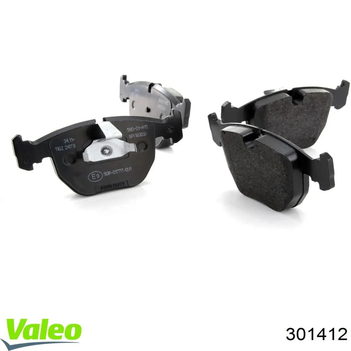Купити 301412 VALEO Колодки гальмівні передні, дискові