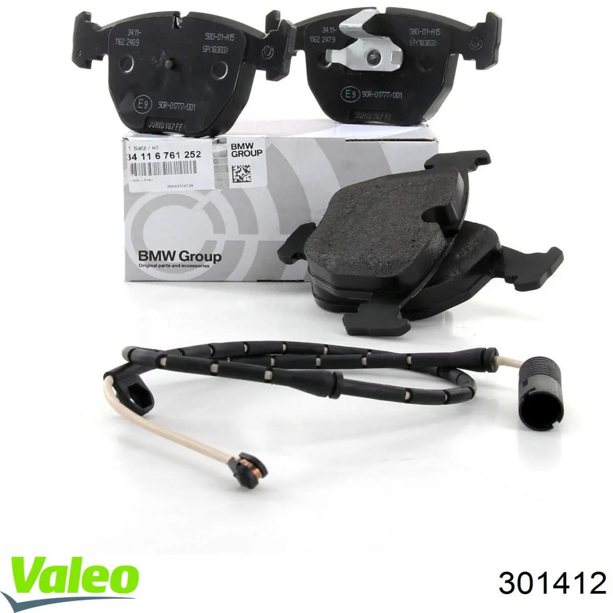 Гальмівні колодки VALEO 301412 ціна, від 29.55 USD