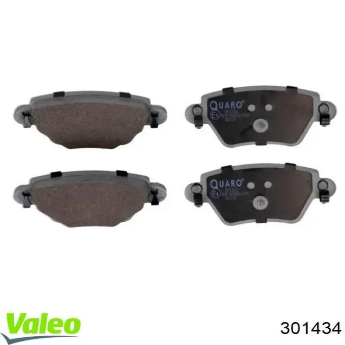 Купити 301434 VALEO Задні колодки