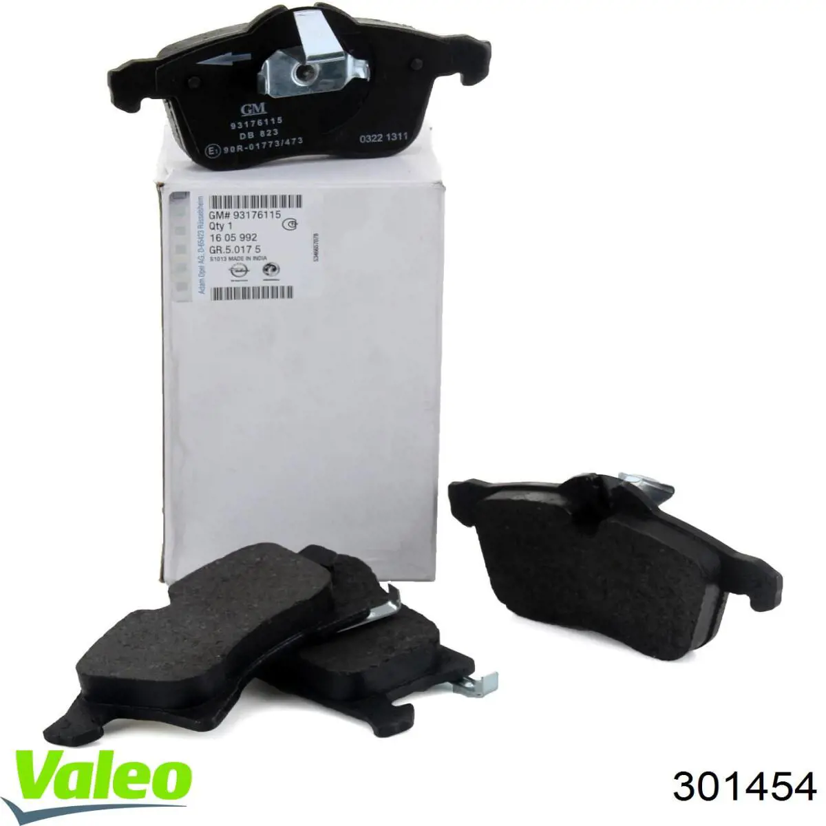 Купити 301454 VALEO Колодки гальмівні передні, дискові