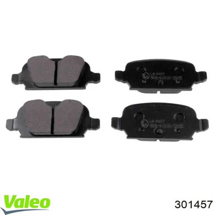 Задні гальмівні колодки VALEO 301457 ціна, від 13.92 USD