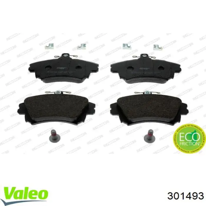 Купити 301493 VALEO Колодки гальмівні передні, дискові