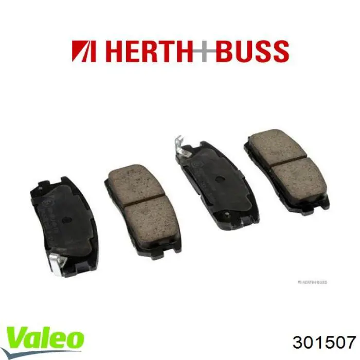 Задні гальмівні колодки VALEO 301507 ціна, від 19.16 USD