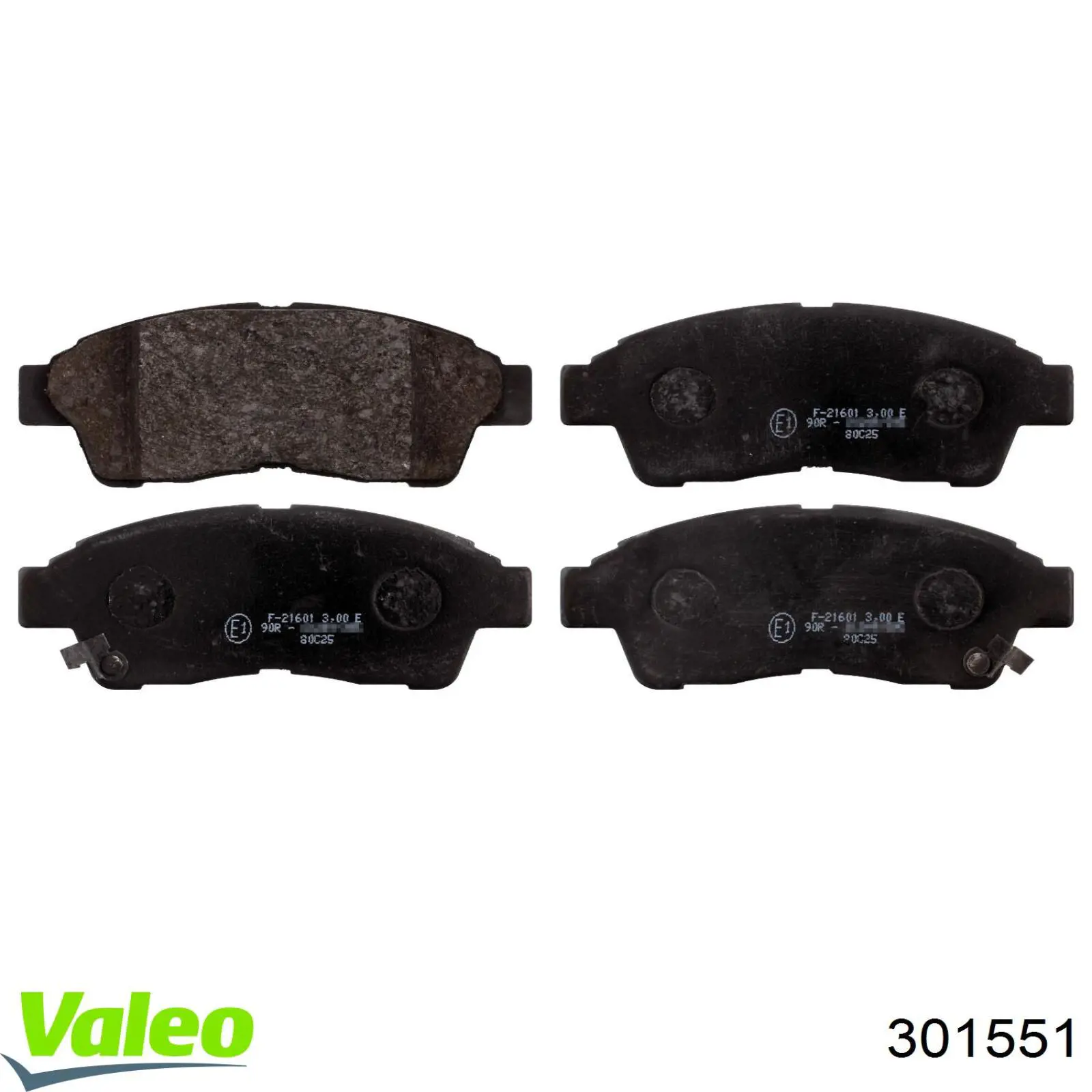 Гальмівні колодки VALEO 301551 ціна, від 19.09 USD