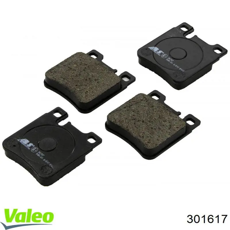 Задні гальмівні колодки VALEO 301617 ціна, від 19.00 USD
