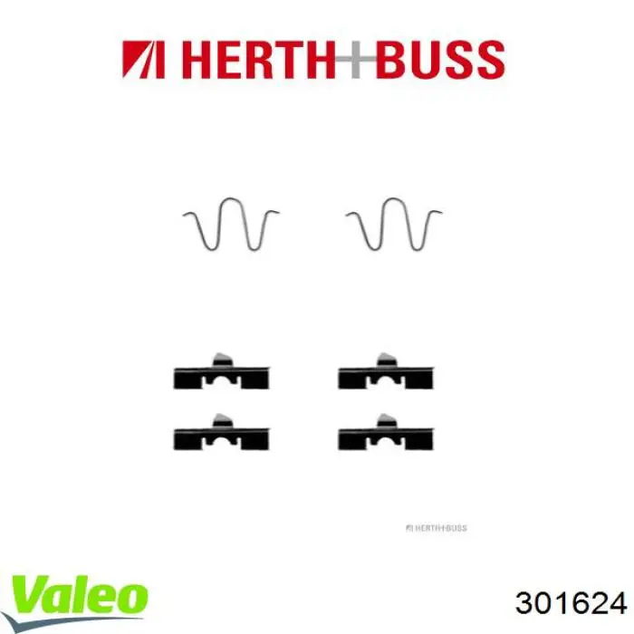 Задні гальмівні колодки VALEO 301624 ціна, від 14.83 USD