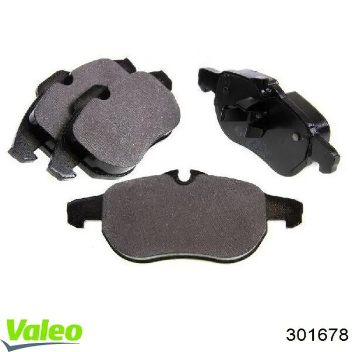 Передні тормозні колодки 301678 VALEO