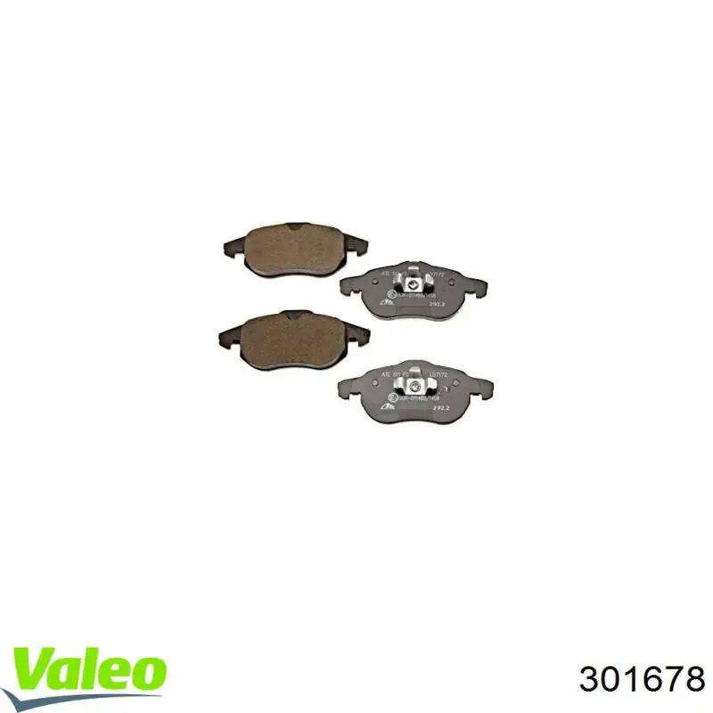 Тормозні колодки VALEO 301678