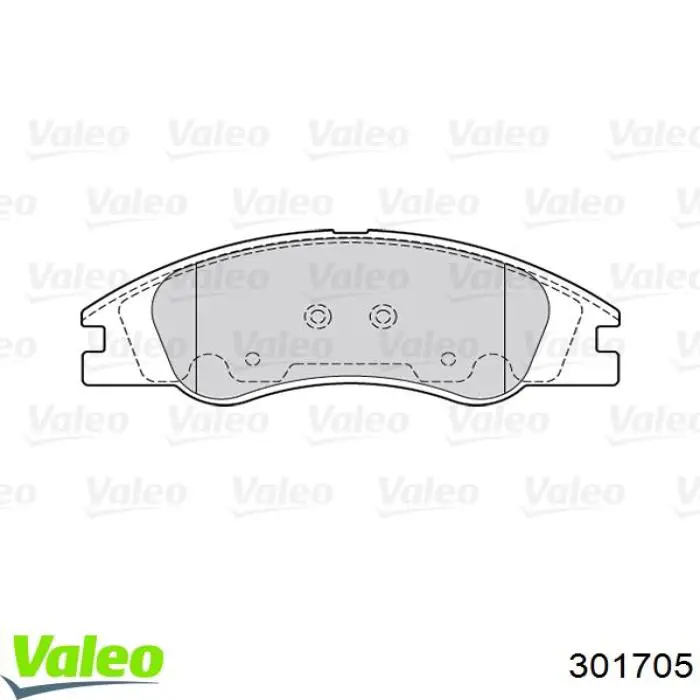 Гальмівні колодки VALEO 301705 ціна, від 23.73 USD