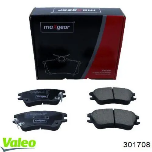 Гальмівні колодки VALEO 301708 ціна, від 18.06 USD