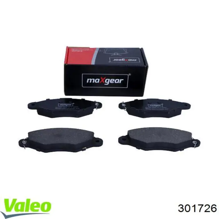 Гальмівні колодки VALEO 301726 ціна, від 18.48 USD