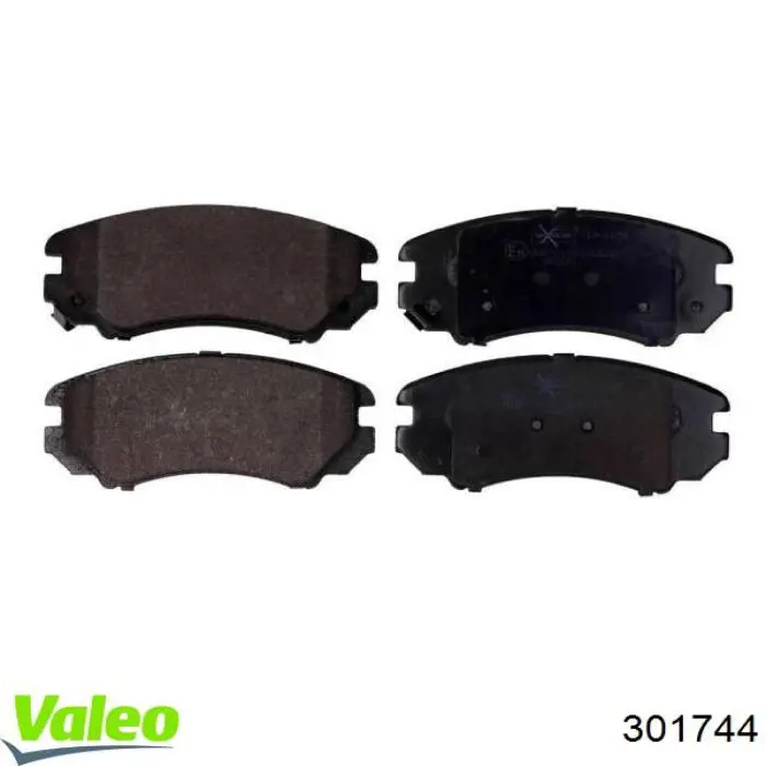 Тормозні колодки VALEO 301744