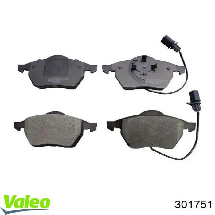 Гальмівні колодки VALEO 301751 ціна, від 24.71 USD
