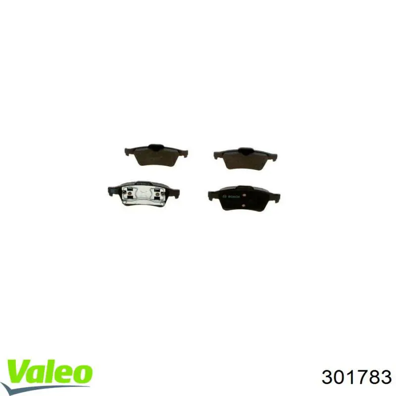 Задні дискові колодки VALEO 301783