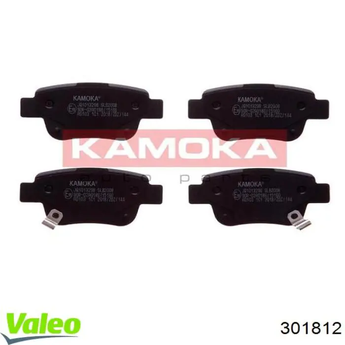 Задні гальмівні колодки VALEO 301812 ціна, від 18.55 USD
