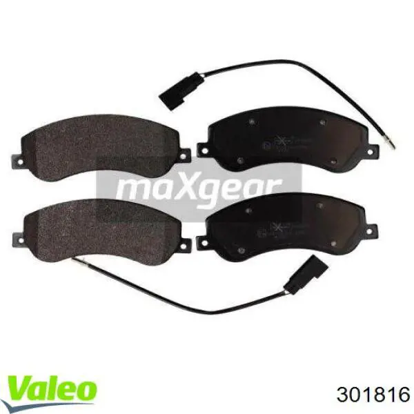Гальмівні колодки VALEO 301816 ціна, від 30.22 USD