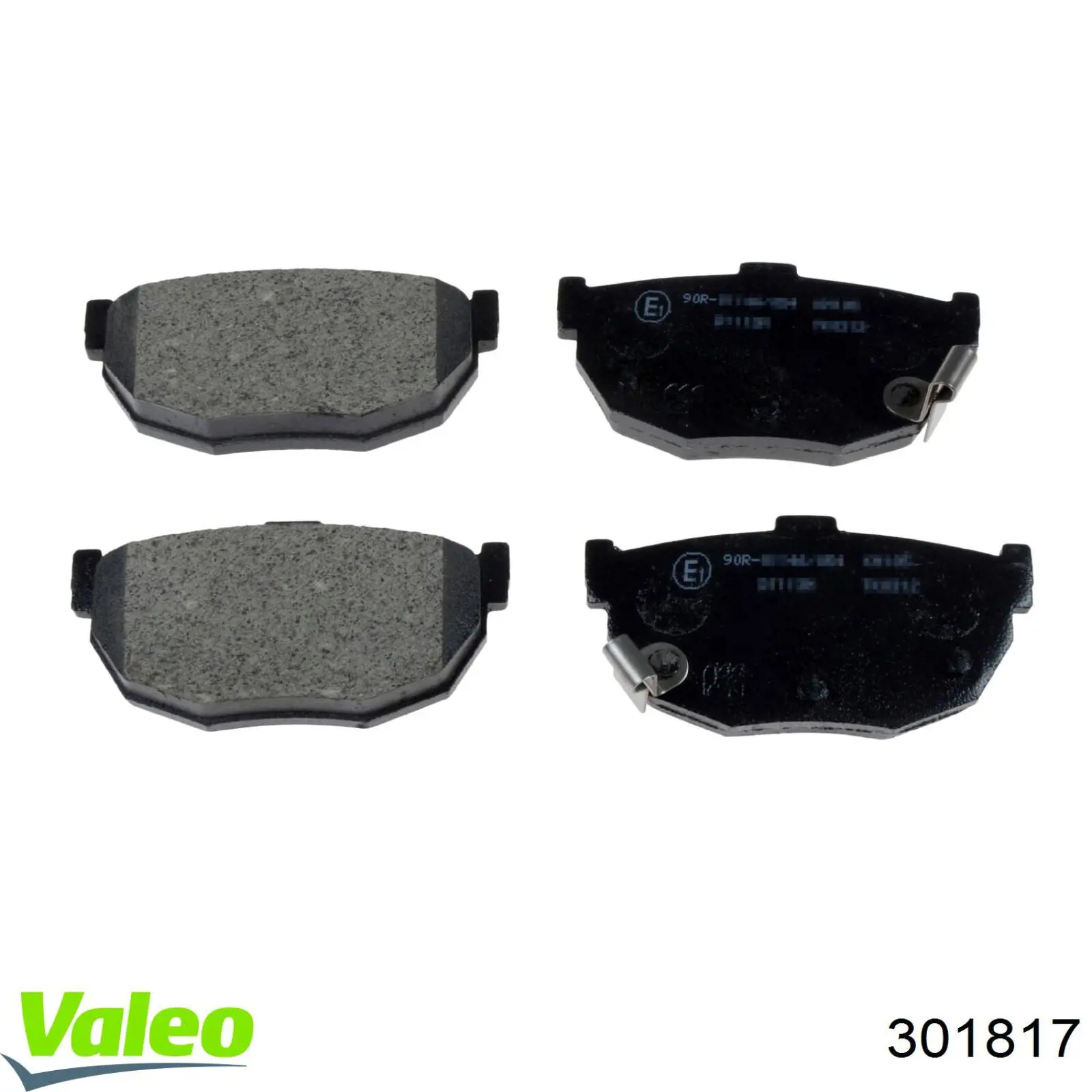 Задні гальмівні колодки VALEO 301817 ціна, від 13.61 USD