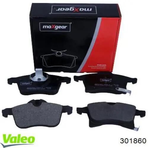 Гальмівні колодки VALEO 301860 ціна, від 24.40 USD