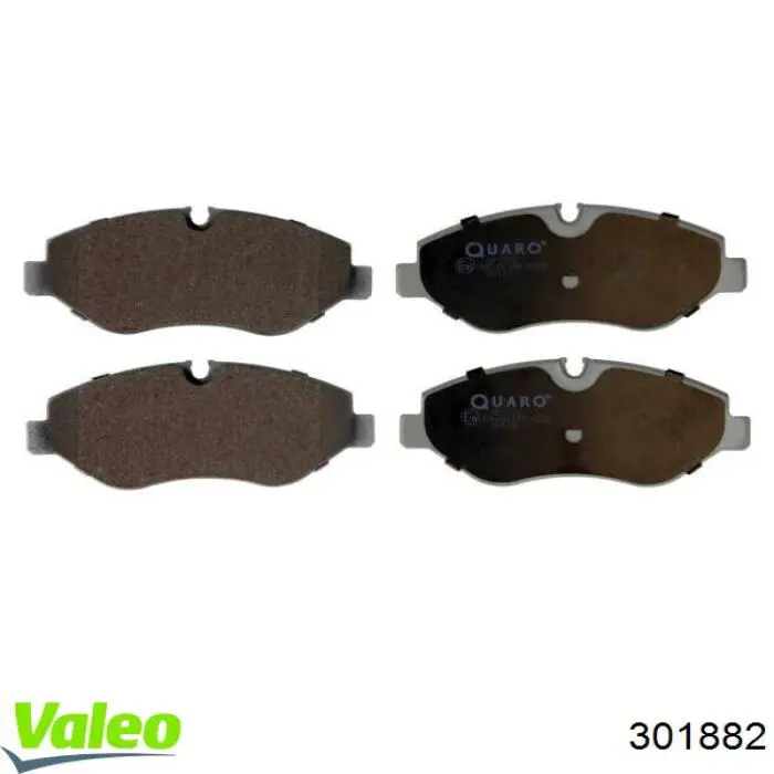 Купити 301882 VALEO Колодки гальмівні передні, дискові