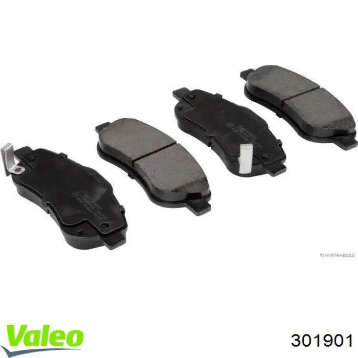 Купити 301901 VALEO Колодки гальмівні передні, дискові