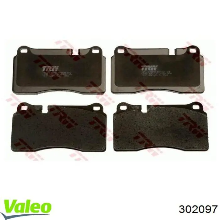 Передні тормозні колодки 302097 VALEO