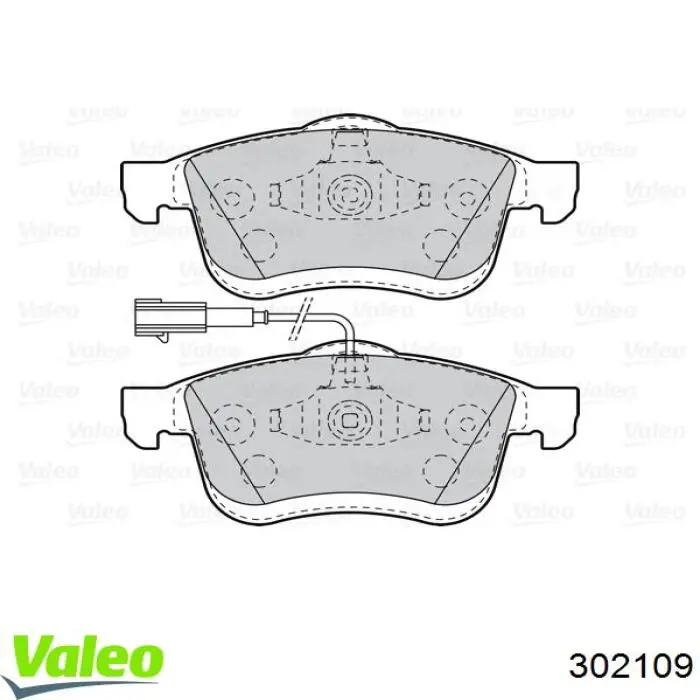  Передні тормозні колодки Fiat Doblo 2