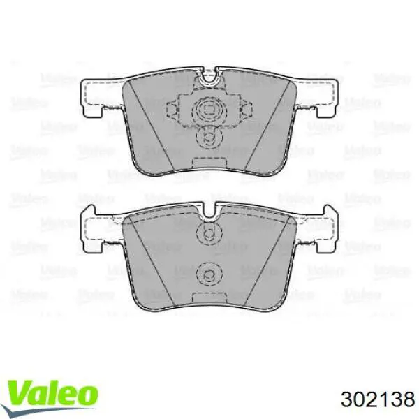 Передні тормозні колодки 302138 VALEO