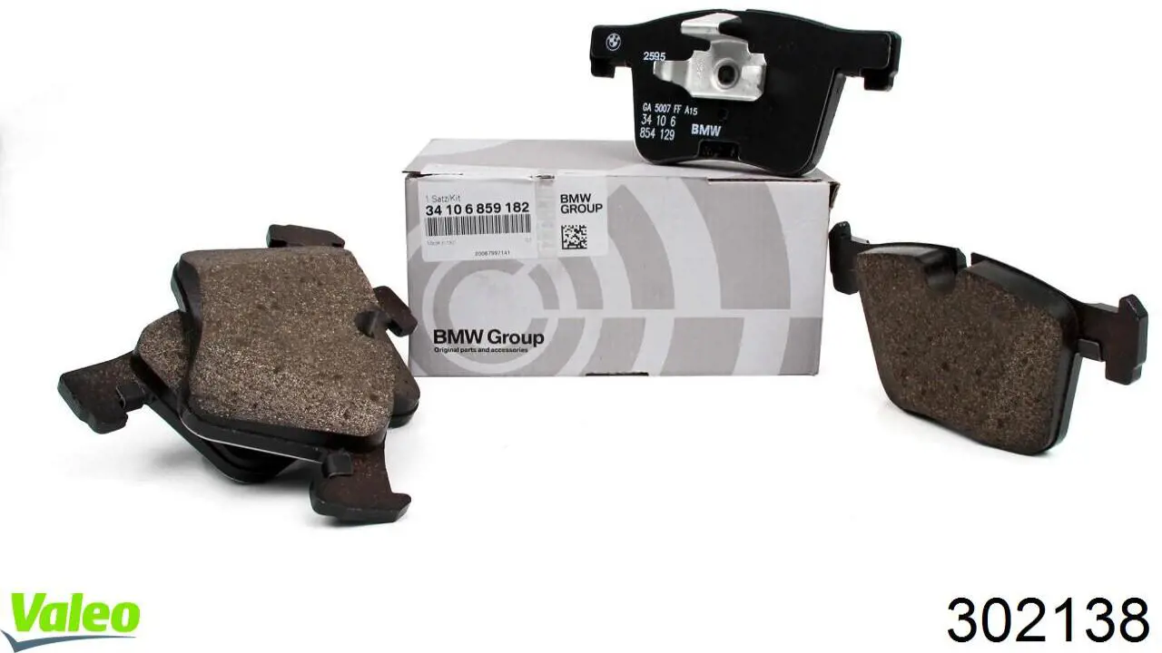 Гальмівні колодки VALEO 302138 ціна, від 36.26 USD