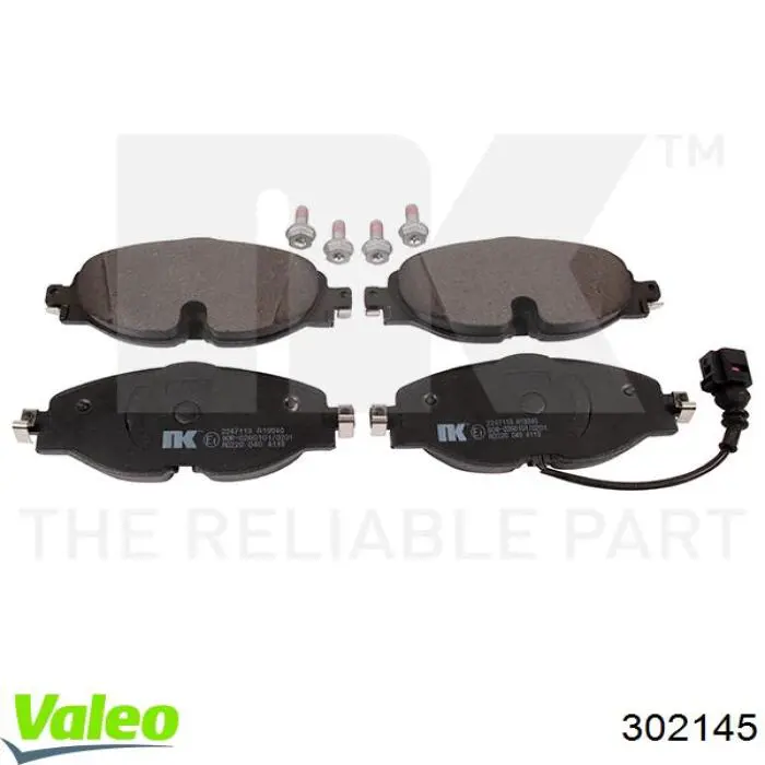 Гальмівні колодки VALEO 302145 ціна, від 36.11 USD