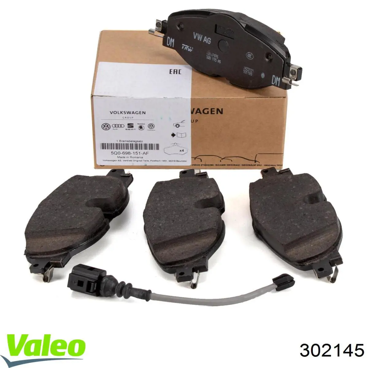 Тормозні колодки VALEO 302145