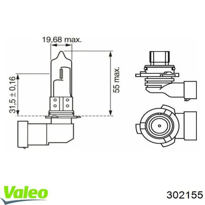 Тормозні колодки VALEO 302155