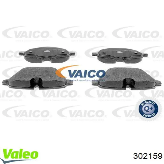 Задні гальмівні колодки 302159 VALEO