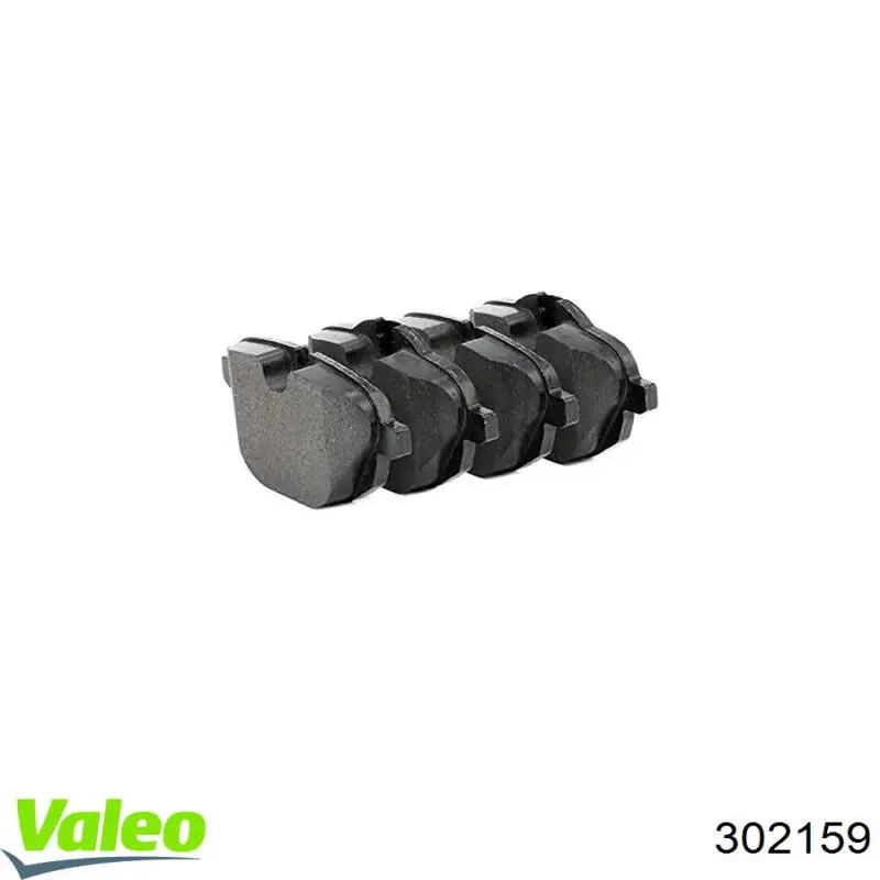 Задні дискові колодки VALEO 302159
