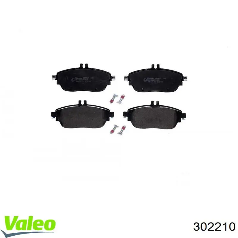 Передні тормозні колодки 302210 VALEO