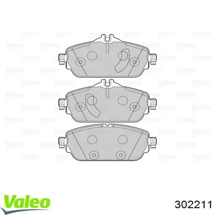 Гальмівні колодки VALEO 302211 ціна, від 36.10 USD