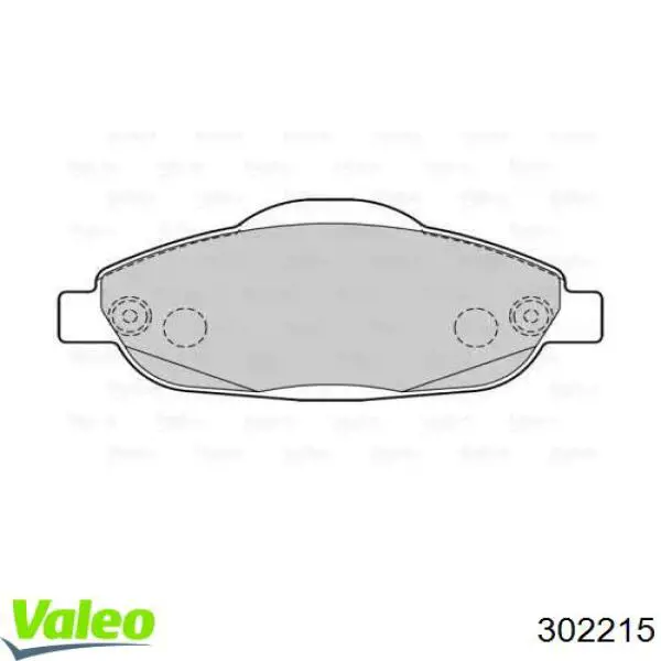 Гальмівні колодки VALEO 302215 ціна, від 31.32 USD