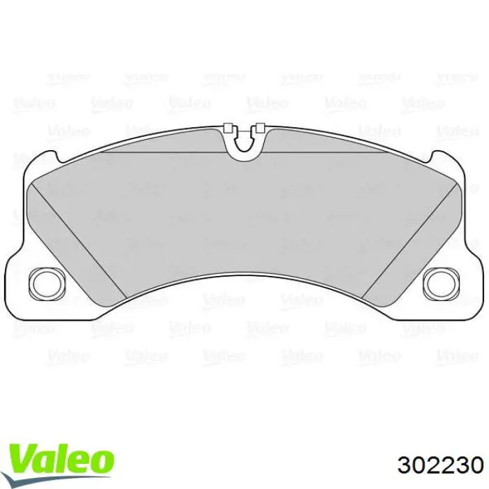 Передні тормозні колодки 302230 VALEO