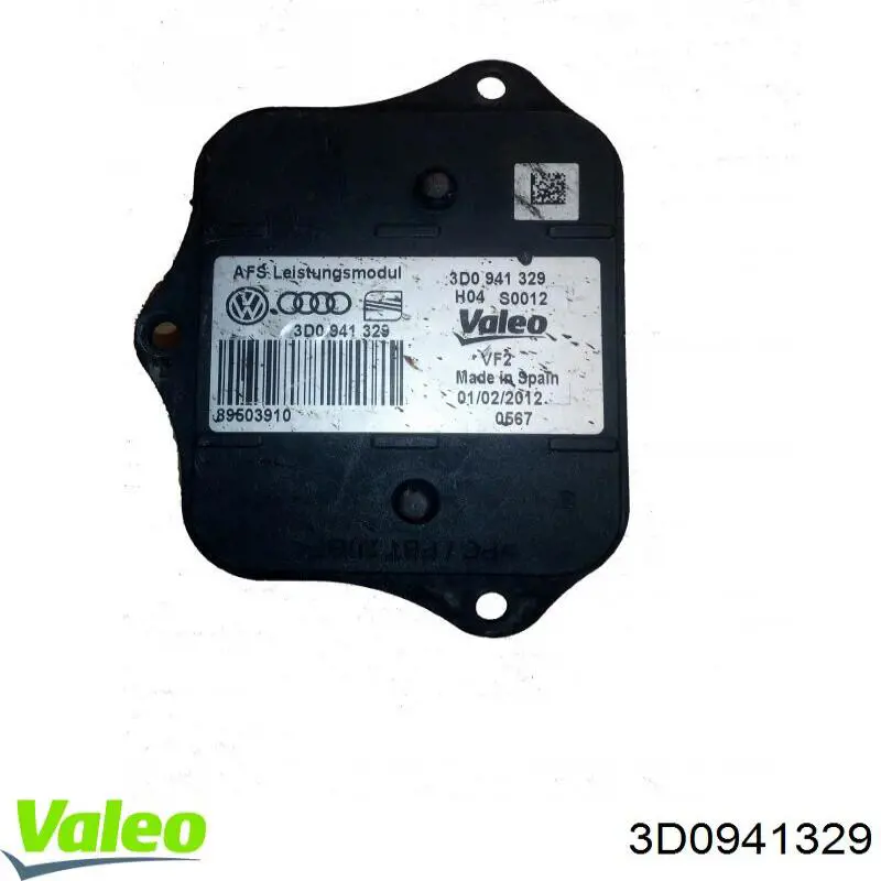 Модуль керування (ЕБК) адаптивного освітлення 3D0941329A VALEO