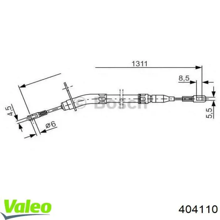 Купити 404110 VALEO Мотор трапеції склоочисника