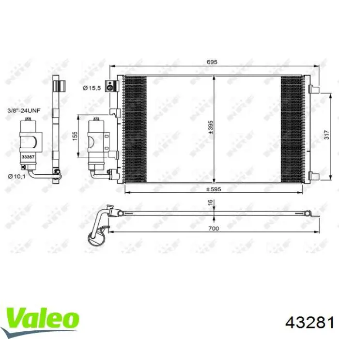 Купити 43281 VALEO Права блок фара