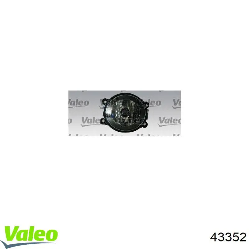 Купити 43352 VALEO Фара протитуманна, ліва=права